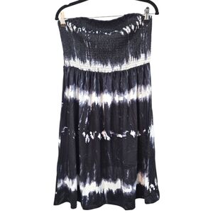 Cupshe Tie-Dye Wash Smocked Tub Dress